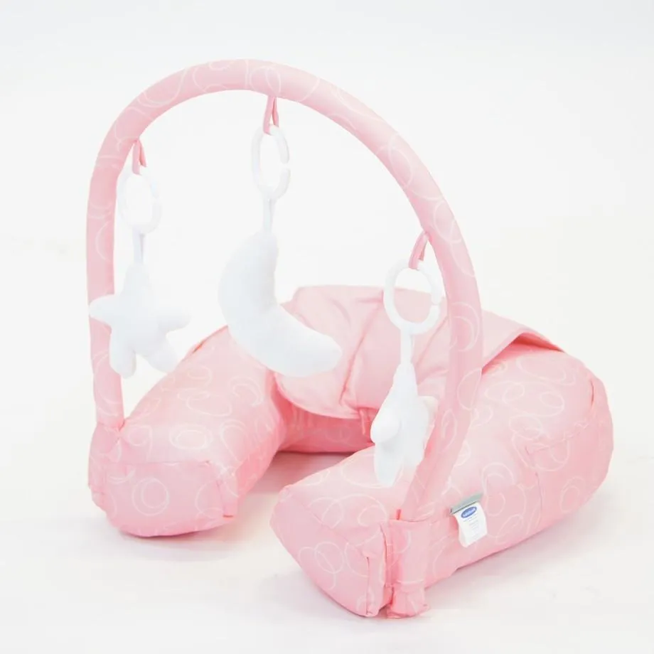 Babyhood 4 in 1 Nursing Pillow with Toy Bar