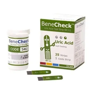 Benecheck Plus Uric Acid Test Strip 25s/Box
