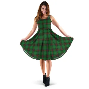 Beveridge Tartan Sleeveless Midi Womens Dress