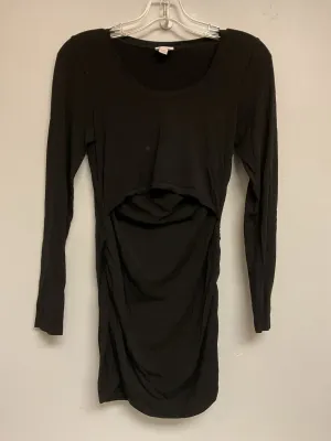 Boob Size Small Black Maternity Top