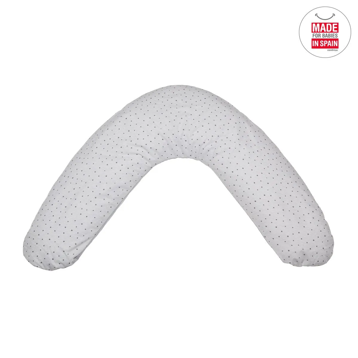 Cambrass Nursing Pillow Stela Grey/Star 16x118x80cm