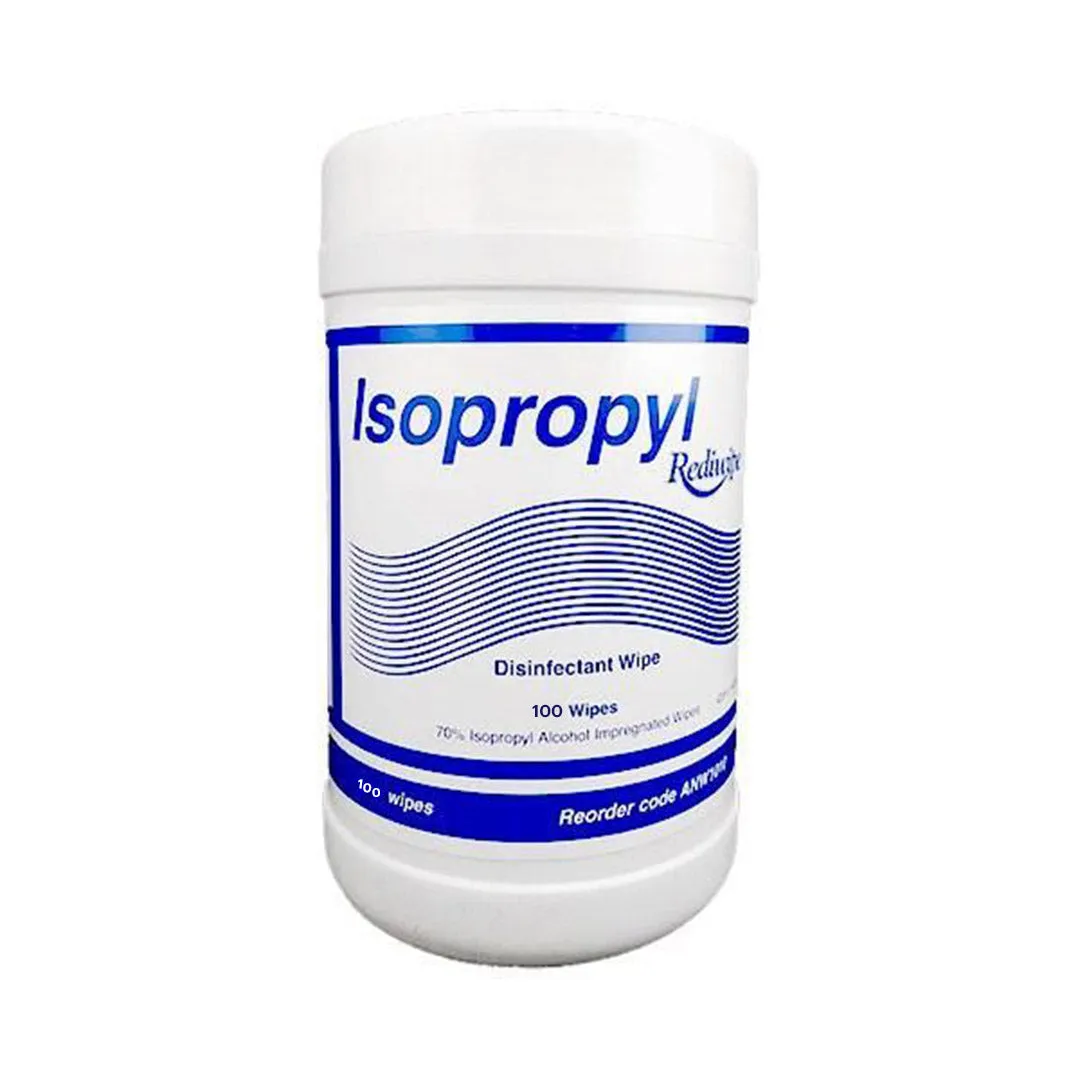 Cello Isopropyl Alcohol Rediwipe Disinfectant Wipe - 100 pack