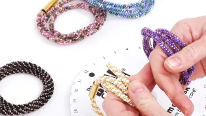 Instructions for Making the Beaded Kumihimo Wrap Bracelet Kit