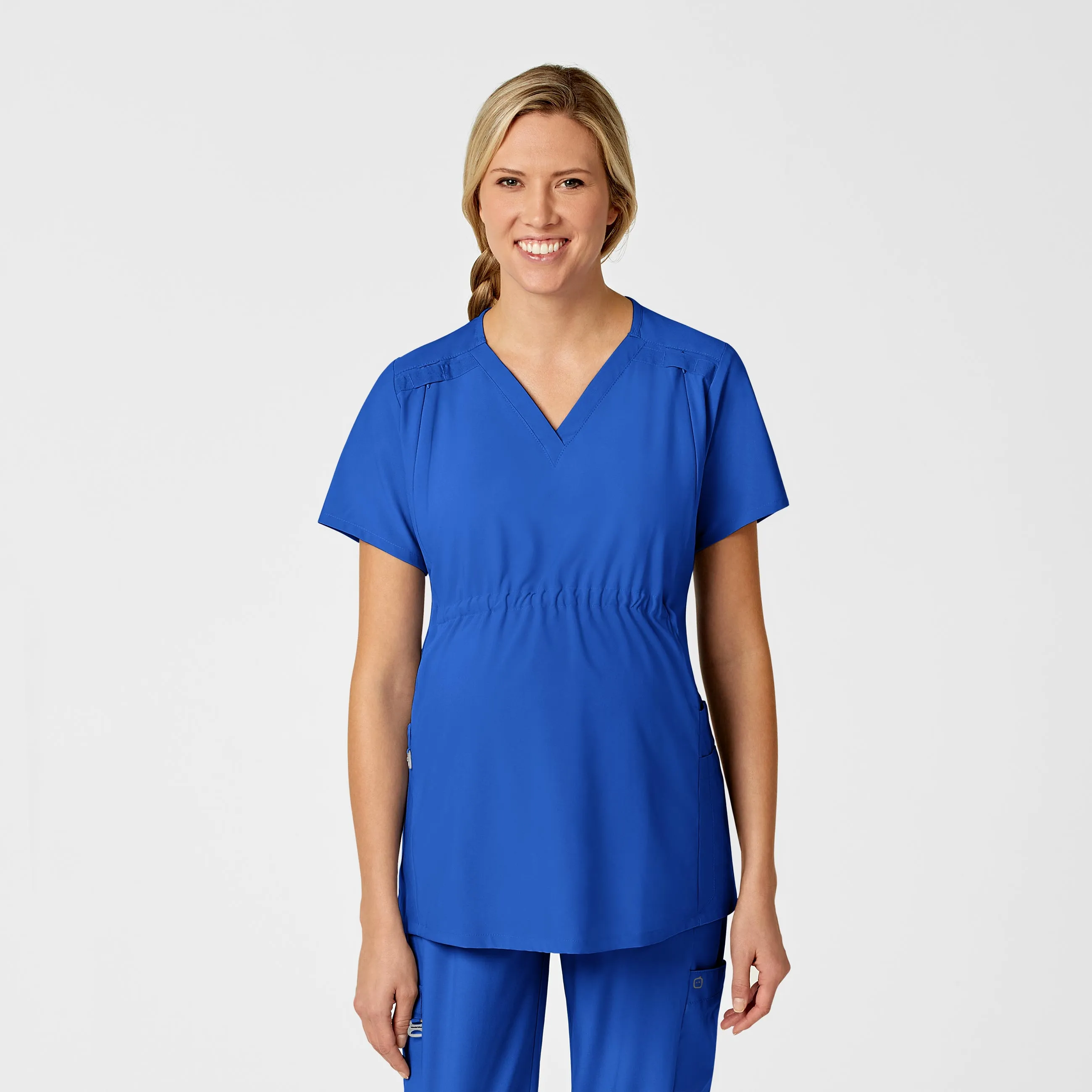 Maternity V-Neck Scrub Top