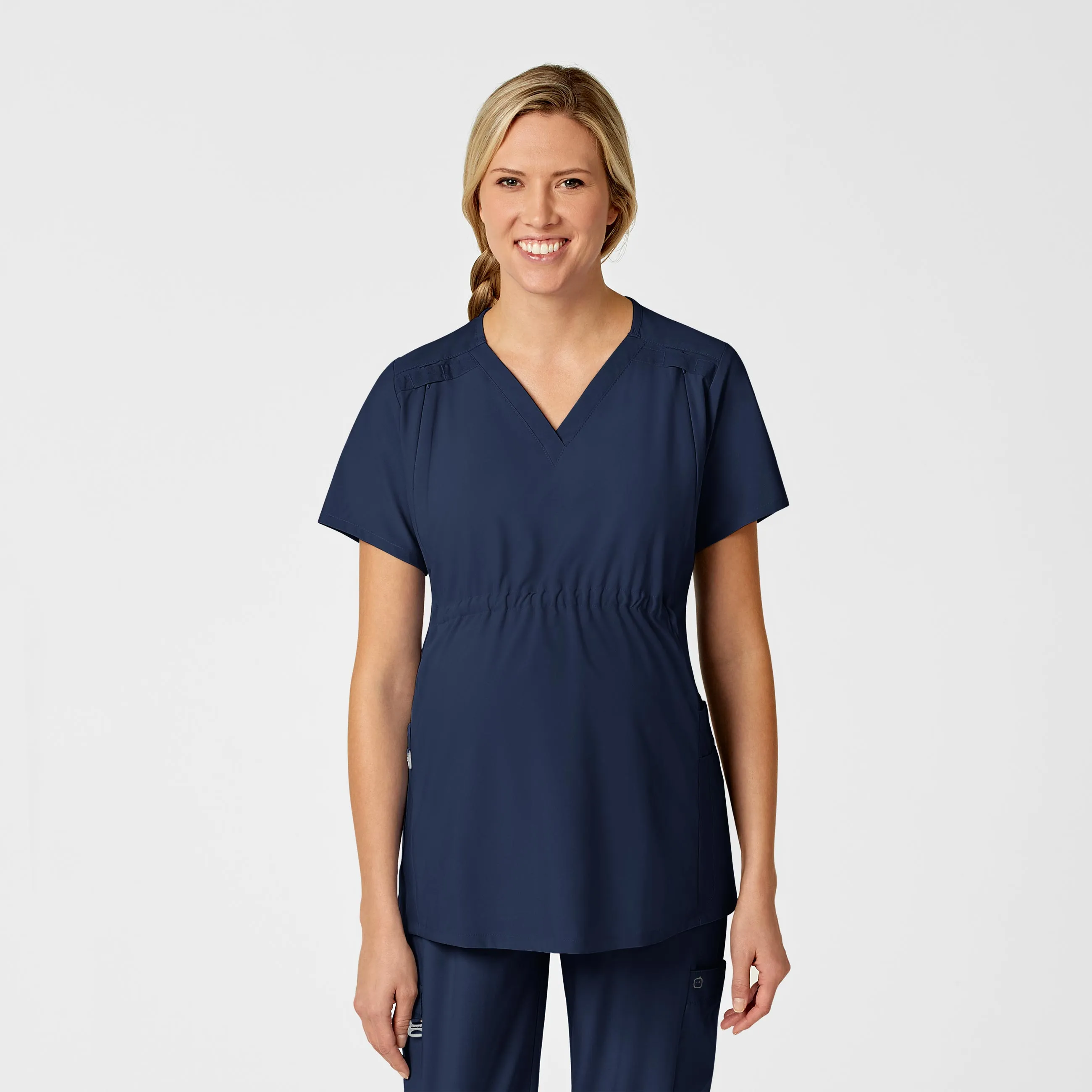 Maternity V-Neck Scrub Top