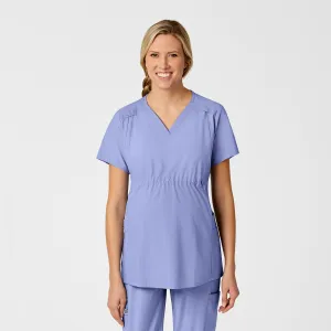 Maternity V-Neck Scrub Top