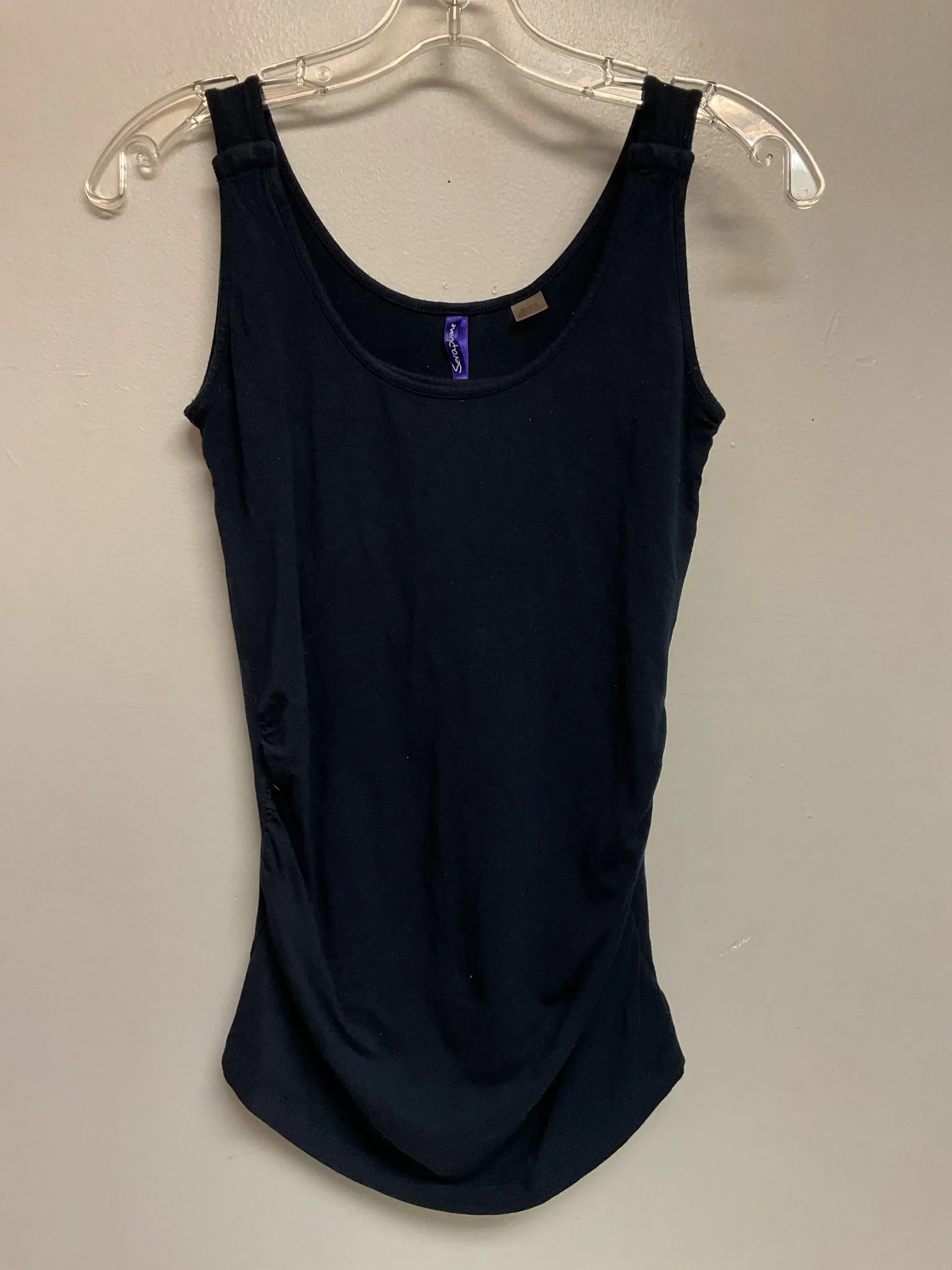 Seraphine Size Small Navy Maternity Top
